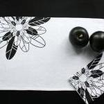 Linen Placemat With Black ..